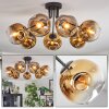 Ripoll Deckenleuchte Glas 15 cm Gold, Klar, 7-flammig