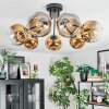 Ripoll Deckenleuchte Glas 15 cm Gold, Klar, 7-flammig