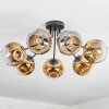 Ripoll Deckenleuchte Glas 15 cm Gold, Klar, 7-flammig
