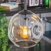 Ripoll Hängeleuchte Glas 15 cm Bernsteinfarben, Klar, 3-flammig
