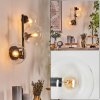 Gastor Wandleuchte Glas 15 cm Klar, 3-flammig