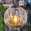 Ripoll Hängeleuchte Glas 15 cm Bernsteinfarben, 4-flammig