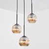 Ripoll Hängeleuchte Glas 15 cm Bernsteinfarben, 3-flammig