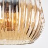 Ripoll Hängeleuchte Glas 15 cm Bernsteinfarben, 3-flammig