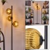 Ripoll Stehleuchte Glas 15 cm Gold, Klar, 3-flammig