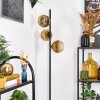 Ripoll Stehleuchte Glas 15 cm Gold, Klar, 3-flammig