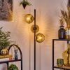 Ripoll Stehleuchte Glas 15 cm Gold, Klar, 3-flammig