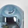 Ripoll Wandleuchte Glas 15 cm Blau, Gold, Grün, 3-flammig