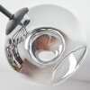 Ripoll Deckenleuchte Glas 15 cm Chrom, Klar, Rauchfarben, 7-flammig