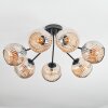 Ripoll Deckenleuchte Glas 15 cm Bernsteinfarben, 7-flammig