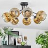 Ripoll Deckenleuchte Glas 15 cm Gold, Klar, 7-flammig
