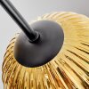 Ripoll Deckenleuchte Glas 15 cm Gold, Klar, 7-flammig