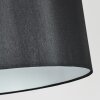 Soungou Stehleuchte 38 cm Nickel-Matt, Schwarz, 1-flammig