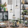 Ripoll Hängeleuchte Glas 15 cm Bernsteinfarben, Klar, 3-flammig