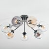 Koyoto Deckenleuchte Glas 15 cm Bernsteinfarben, Klar, Rauchfarben, 7-flammig