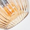 Ripoll Deckenleuchte Glas 15 cm Bernsteinfarben, 5-flammig