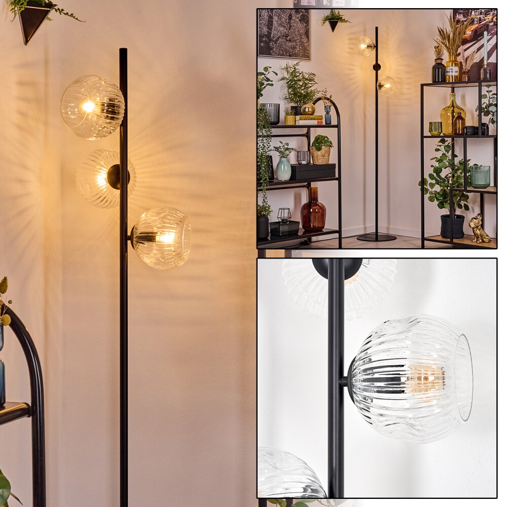 Ripoll Stehleuchte Glas 15 cm Klar, 3-flammig main product photo