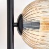 Ripoll Stehleuchte Glas 15 cm Bernsteinfarben, Klar, 3-flammig