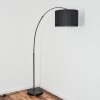 Soungou Stehleuchte 38 cm Chrom, Schwarz, 1-flammig
