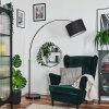 Soungou Stehleuchte 38 cm Chrom, Schwarz, 1-flammig
