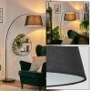 Bassagoda Stehleuchte 45 cm Chrom, Schwarz, 1-flammig