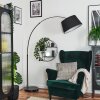 Bassagoda Stehleuchte 45 cm Chrom, Schwarz, 1-flammig