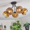 Ripoll Deckenleuchte Glas 15 cm Gold, Klar, 5-flammig
