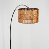 Cando Stehleuchte 35 cm Chrom, Schwarz, 1-flammig