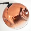Ripoll Stehleuchte Glas 25 cm Schwarz, 1-flammig