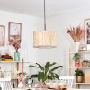 Bongal Hängeleuchte 35 cm Braun, Naturfarben, 1-flammig