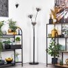 Ripoll Stehleuchte Glas 15 cm Klar, Rauchfarben, 3-flammig