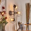 Koyoto Wandleuchte Glas 15 cm Klar, 3-flammig
