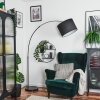 Bassagoda Stehleuchte 40 cm Chrom, Schwarz, 1-flammig