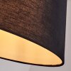 Bassagoda Hängeleuchte 45 cm Schwarz, Weiß, 1-flammig