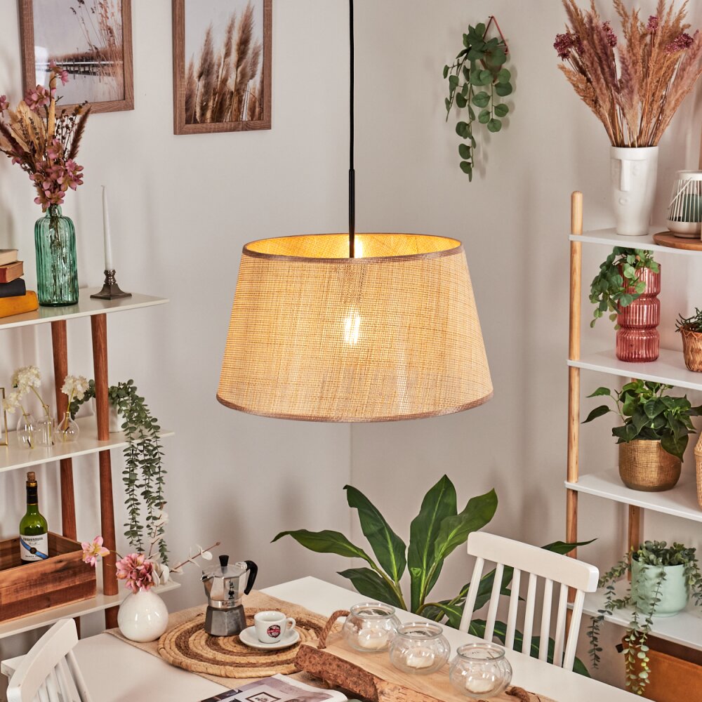 Sabadim Hängeleuchte 45 cm beige, Naturfarben, 1-flammig main product photo