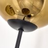 Ripoll Stehleuchte Glas 15 cm Gold, 3-flammig