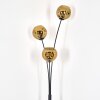 Ripoll Stehleuchte Glas 15 cm Gold, 3-flammig