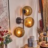 Koyoto Wandleuchte Glas 15 cm Gold, 3-flammig
