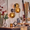 Koyoto Wandleuchte Glas 15 cm Gold, 3-flammig