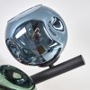 Ripoll Deckenleuchte Glas 15 cm Blau, Grün, Kupferfarben, 8-flammig