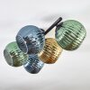 Koyoto Deckenleuchte Glas 15 cm Blau, Gold, Grün, 5-flammig
