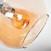 Koyoto Deckenleuchte Glas 15 cm Bernsteinfarben, Klar, 7-flammig