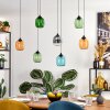 Moyrourkan Hängeleuchte LED Blau, Grün, Klar, Orange, Rauchfarben, 1-flammig
