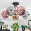 Ripoll Deckenleuchte Glas 15 cm Chrom, Gold, Kupferfarben, Rauchfarben, 5-flammig