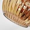 Ripoll Deckenleuchte Glas 15 cm Chrom, Gold, Kupferfarben, Rauchfarben, 5-flammig