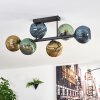 Koyoto Deckenleuchte Glas 15 cm Blau, Gold, Grün, 6-flammig