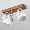 Herford  Deckenleuchte Holz dunkel, 2-flammig