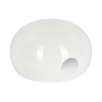 Glas-Lampenschirm Nikkala Ersatzglas 12 cm Weiß
