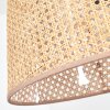 Barcos Hängeleuchte 45 cm Braun, Naturfarben, 1-flammig