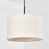 Bassagoda Hängeleuchte 35 cm beige, Weiß, 1-flammig